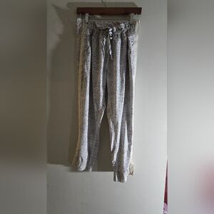 lululemon athletica Gray Leopard Print Tear Away Pants